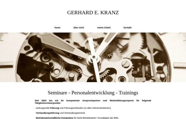Vorschau von con-sult.de, Gerhard E. Kranz