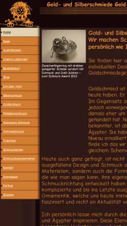 Vorschau der mobilen Webseite www.gold-julchen.de, Burkhardt, Julia