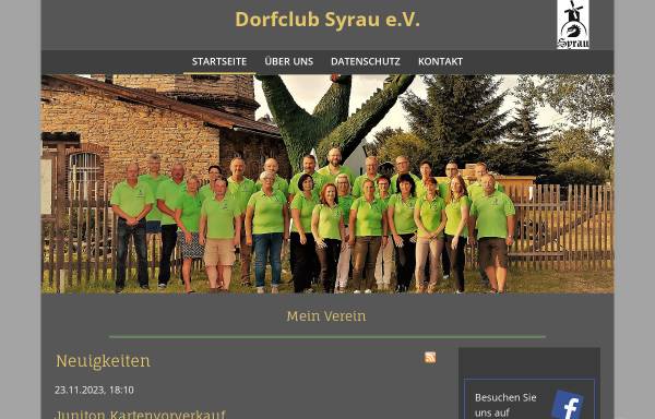 Vorschau von www.dorfclub-syrau.de, Dorfclub Syrau e.V.