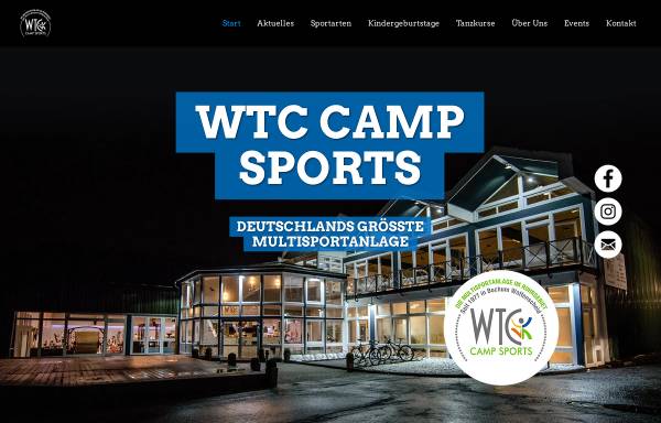 Vorschau von www.wtcsports.de, Wattenscheider Tennis Camp GmbH & Co. KG