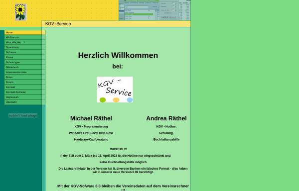 Vorschau von www.vereins-meyer-software.de, Kleingartenvereinssoftware, Britta Vahl