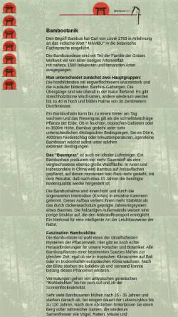 Vorschau der mobilen Webseite www.bambusfarm.de, Bambusfarm