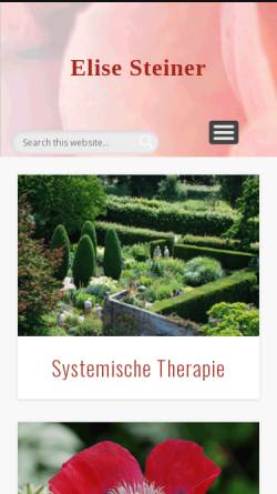 Vorschau der mobilen Webseite www.elisesteiner.at, Elise Steiner- Praxis für Systemische Familientherapie