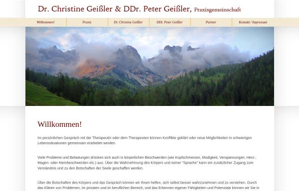 Geissler, Dr. Christine und DDr. Peter