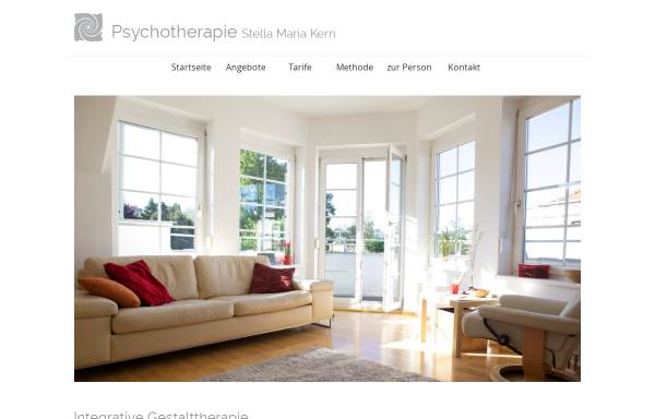 Vorschau von www.psychotherapie-ig.at, Integrative Gestalttherapie Stella Maria Kern