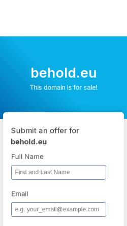 Vorschau der mobilen Webseite www.behold.eu, Ballmann Electronica GmbH