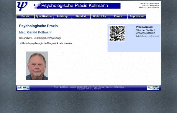 Vorschau von www.praxis-kollmann.at, Praxis Kollmann