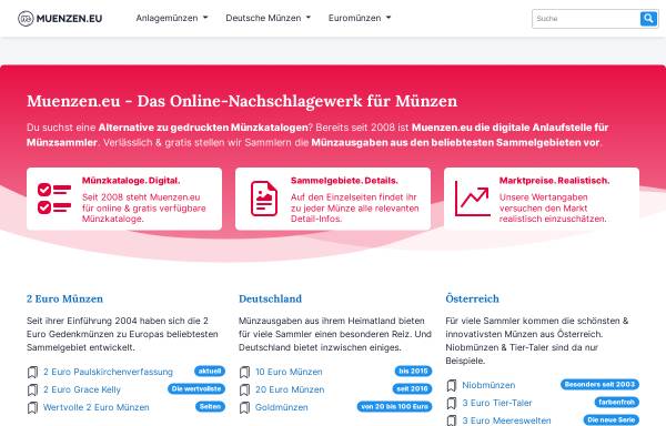 Vorschau von www.inkoze.de, Internet Kommunikationszentrum für Numismatik