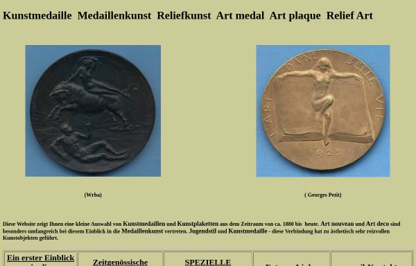 Vorschau von www.kunstmedaille.de, Kunstmedaille