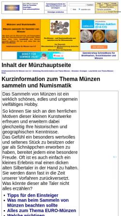 Vorschau der mobilen Webseite www.sammler.com, Sammler.com: Münzen und Numismatik