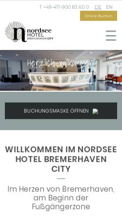 Vorschau der mobilen Webseite snw-hotels.de, Nordsee Hotel