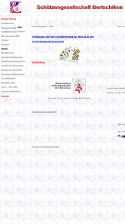 Vorschau der mobilen Webseite vereine-bertschikon.ch, Schützengesellschaft Bertschikon