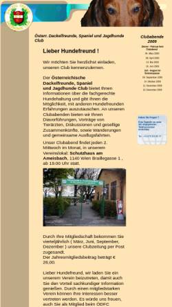 Vorschau der mobilen Webseite members.chello.at, Dackelfreunde Club