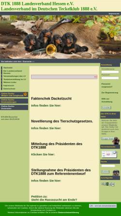 Vorschau der mobilen Webseite www.hessenteckel.de, DTK Landesverband Hessen e. V.