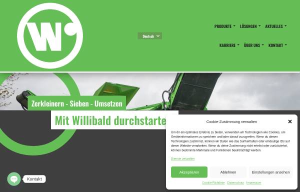 Vorschau von www.willibald-gmbh.de, Willibald GmbH