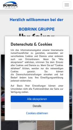 Vorschau der mobilen Webseite www.bmwminke.de, Autohaus Minke