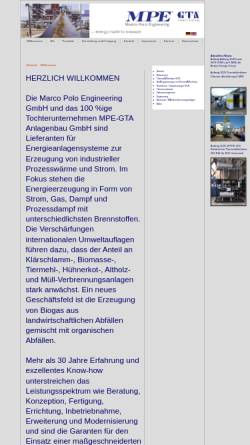 Vorschau der mobilen Webseite www.gtaenergy.com, HSK GmbH und GTA GmbH + Co. KG