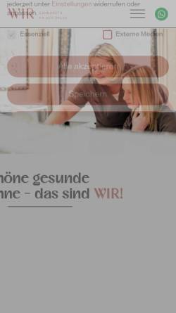 Vorschau der mobilen Webseite winterer.info, Praxis Dr. med.dent. Albrecht Winterer
