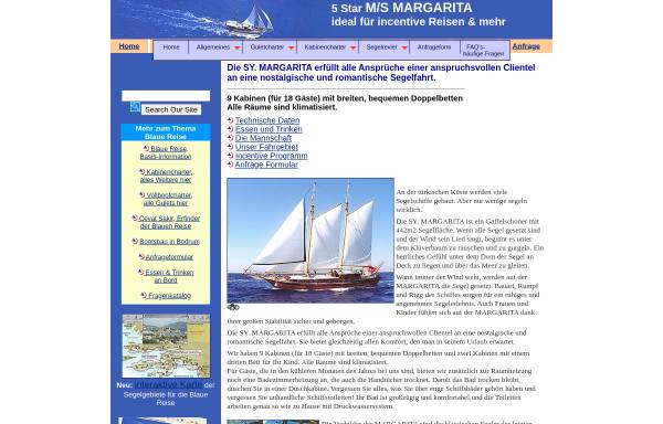 Vorschau von www.bluecruise.org, Segelschiff Margarita