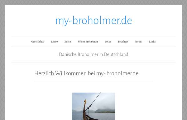 Vorschau von www.my-broholmer.de, My Broholmer