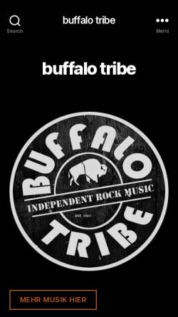Vorschau der mobilen Webseite www.buffalo-tribe.de, Buffalo Tribe