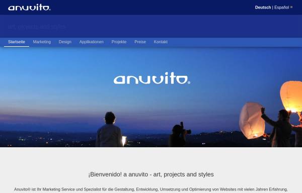 Vorschau von www.anuvito.de, Anuvito Design Mathias Möller