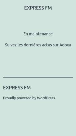 Vorschau der mobilen Webseite www.express-fm.net, Express FM - Radio für die Kanaren