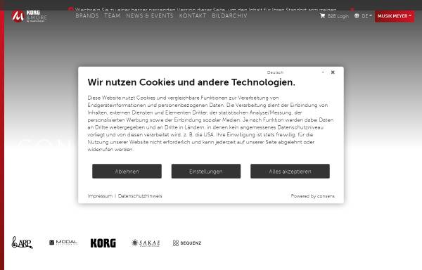 Vorschau von www.korgmore.de, Stanton, Korg & More Division of Musik Meyer GmbH