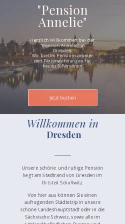 Vorschau der mobilen Webseite www.ferienwohnung-dresden.biz, Ferienwohnung Großmann (Schullwitz)