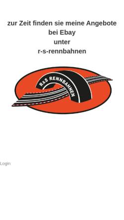 Vorschau der mobilen Webseite www.r-s-rennbahnen.de, R&S - Rennbahnen