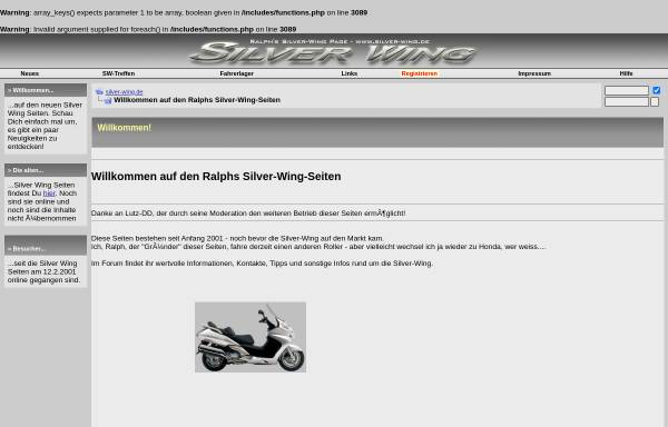 Ralph's Silver Wing Page