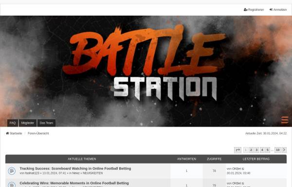 Vorschau von www.battle-station.com, Rap Battle - Forum