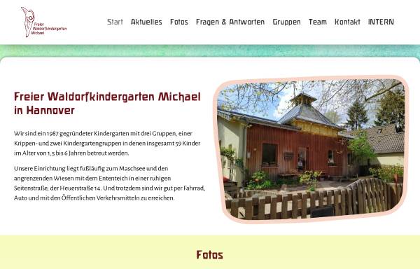 Vorschau von waldorfkindergarten-michael.de, Freier Waldorfkindergarten Michael