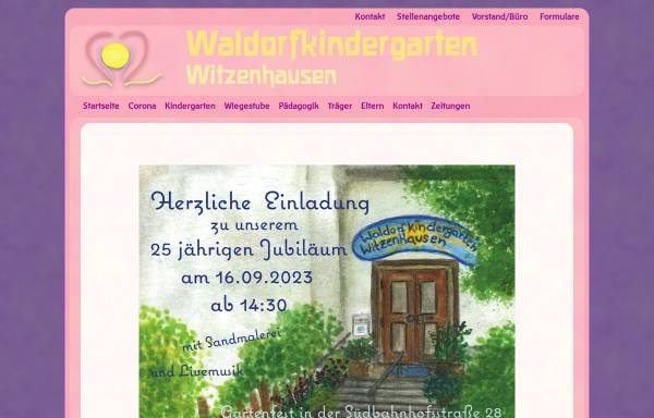 Vorschau von www.waldorfkindergarten-witzenhausen.de, Waldorfkindergarten Witzenhausen