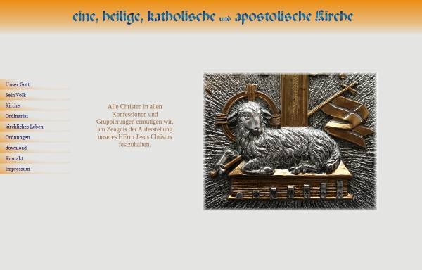 Vorschau von www.katholisch-apostolisch.de, Katholisch Apostolische Kirche, Stamm Benjamin