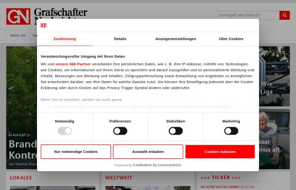 Vorschau von www.gn-online.de, Grafschafter Nachrichten