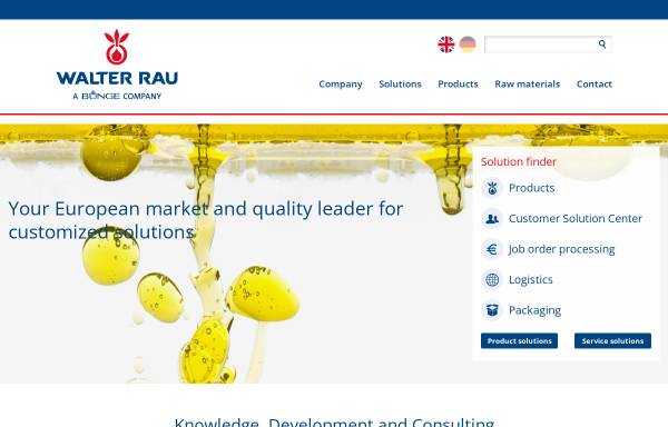 Vorschau von walterrauag.com, Walter Rau, Neusser Öl und Fett AG
