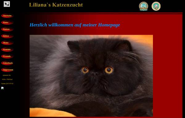 Vorschau von www.lilianas-katzenzucht.de, Liliana`s Katzenzucht