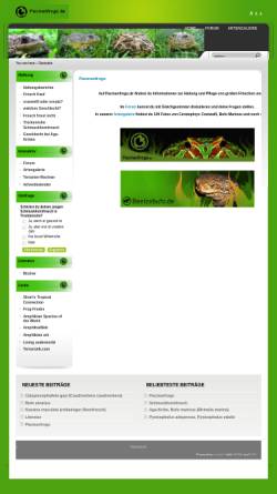 Vorschau der mobilen Webseite www.pacmanfrogs.de, Pacmanfrogs