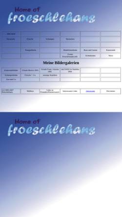 Vorschau der mobilen Webseite www.froeschlehans.de, Die Welt der Frösche