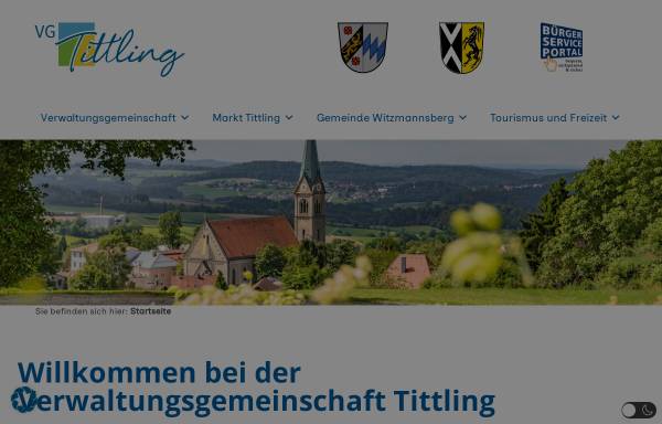 Vorschau von www.tittling.de, Markt Tittling - Urlaub im Bayerischen Wald