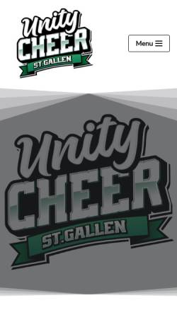 Vorschau der mobilen Webseite www.fcsgcheerleader.ch, FCSG Green Lightning Cheerleader