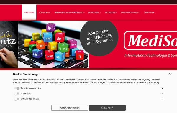 Vorschau von www.medi-soft.de, Medisoft