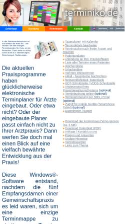 Vorschau der mobilen Webseite www.terminiko.de, Terminiko.de by Niko Boese