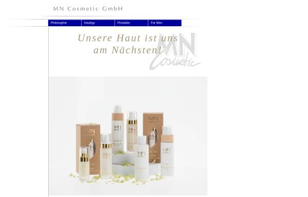 Vorschau von www.mn-cosmetic.de, Madame Nanette Cosmetic GmbH