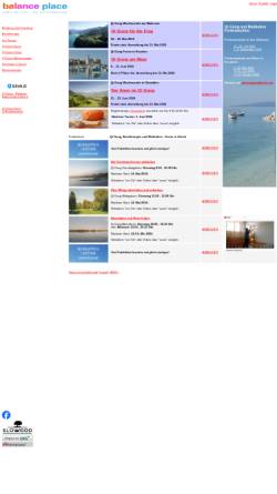 Vorschau der mobilen Webseite balanceplace.ch, Atelier für Kraft, Ruhe und Entspannung