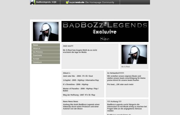 Vorschau von www.superweb.de, BadBozz-Legends