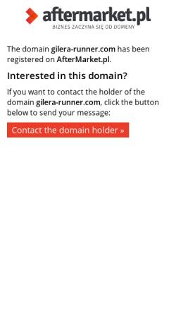 Vorschau der mobilen Webseite www.gilera-runner.com, Scooterfreakz.de