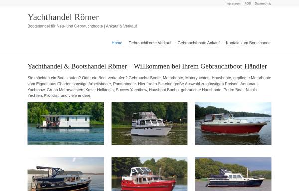 Vorschau von www.yachthandel-roemer.de, Yachthandel Römer