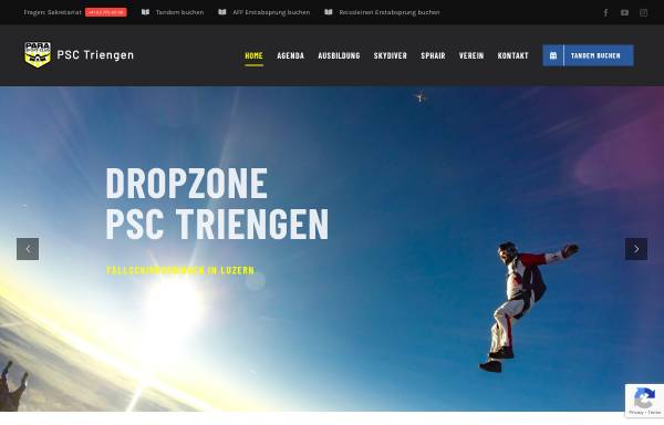 Vorschau von www.psctriengen.ch, Para Sport Club Triengen